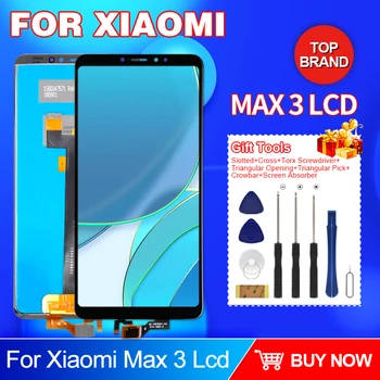 Vroče Prodaje (Za 6,9 Palca MAX 3 Zaslon Za Xiaomi MI Max 3 LCD, občutljiv na Dotik Zaslon Računalnike Montaža Z Okvirjem