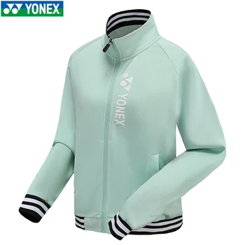 Yonex tenis šport Jersey športna oblačila črne badminton dolg rokav plašč moški ženske hoodies 150013
