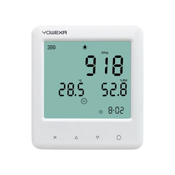 YOWEXA Digitalni Infrardeči Senzor za Merjenje Kakovosti Zraka v Zaprtih prostorih Co2 Merilnik Temperature in Vlažnosti Monitor