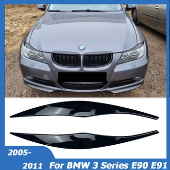 Za BMW Serije 3 E90 E91 Smerniki Obrvi, Veke Kritje Trim 2005 2006 2007 2008 2009 2010 2011 Limuzina Touring Car Dodatki