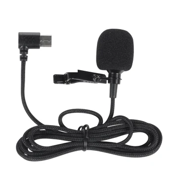 Za SJCAM SJ8 SJ9 SJ10 Lavalier Mikrofon Tip C Zunanje Ročno delovanje Fotoaparata Dodatki