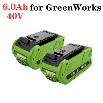 Zamenjava največ 40v 18000mAh 6000mAh li-Ion Baterija 29472 za GreenWorks 40Volt G-MAX 29252 20202 22262 27062 21242 ročna Orodja