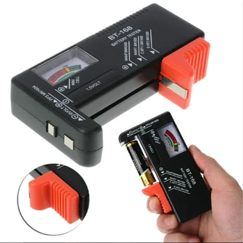 Zmogljivost Baterije Indikator Kompaktne Velikosti Litijeve Baterije Tester Za Baterije Napetosti, Merilnik Baterije Volt Zaslonu Detektorja
