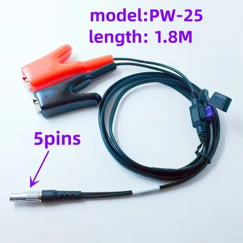 Čisto nov Hi-Ciljna GPS RTK-V60 V90 H32 A8 A10 A12 Priključite Zunanji kabel za Baterije PW-25,Hi-ciljna Zunanji Napajalni Kabel 5pins