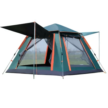 štirje letni časi Kampiranje na prostem nepremočljiva zložljiva natisnjeni šotor Družinski šotor